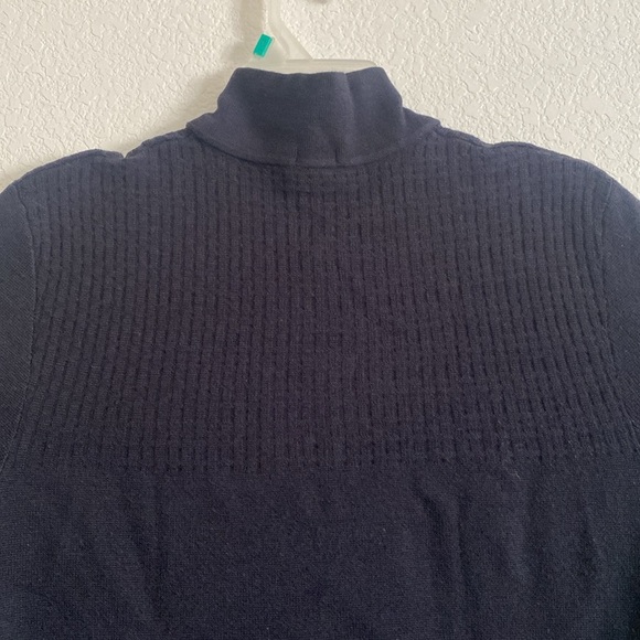 BOSS Hugo Boss Men's Merino Black Sweater Size L - Picture 5 of 6